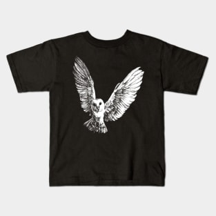 Flying Barn Owl Kids T-Shirt